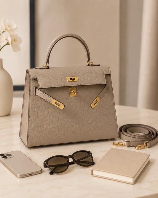 Celeste | Structured Top-Handle Satchel