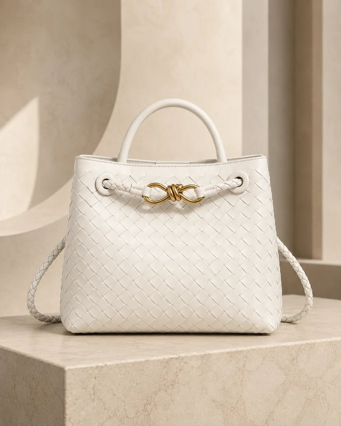 Valeria | Woven Top-Handle Bag