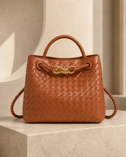 Valeria | Woven Top-Handle Bag