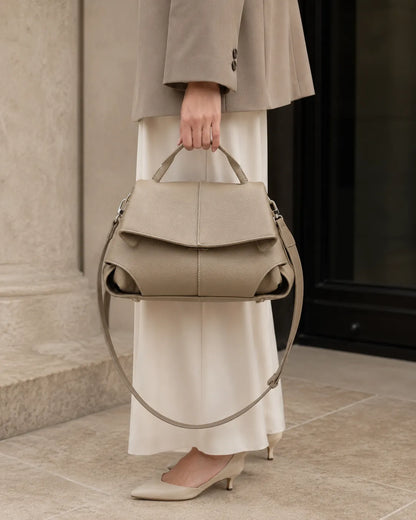Vivienne | Soft-Structured Everyday Top Handle Satchel