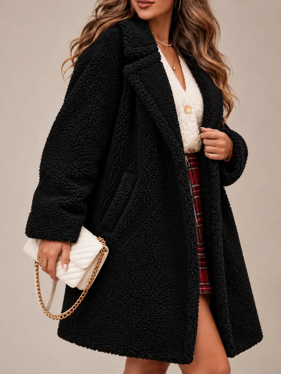Celestine | Cozy Teddy Fleece Coat