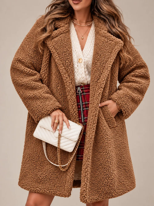 Celestine | Cozy Teddy Fleece Coat