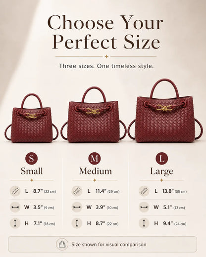 Valeria | Woven Top-Handle Bag