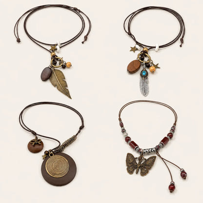 4pcs Boho Pendant Set