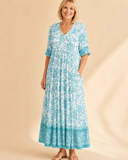Keisha | Graceful V-Neck Floral
