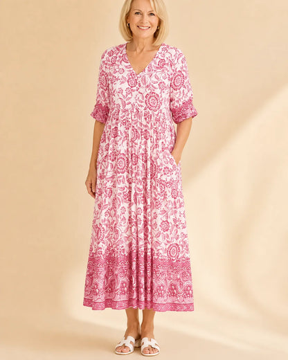 Keisha | Graceful V-Neck Floral