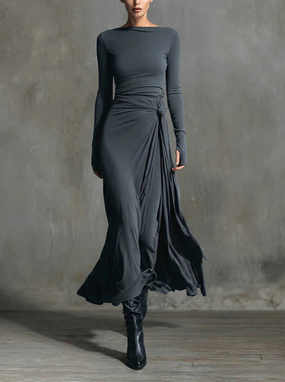 Naiara | Maxi dress with side knot