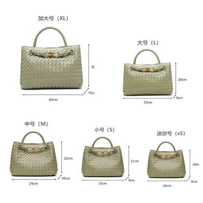 <font dir="auto" style="vertical-align: inherit;"><font dir="auto" style="vertical-align: inherit;">Cross-Border Bv Woven Tote Bag, Large-Capacity Commuter Bag, High-End B Brand Handbag, Figure-Eight Shoulder Crossbody Bag for Women</font></font>