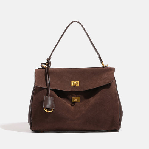 <font dir="auto" style="vertical-align: inherit;"><font dir="auto" style="vertical-align: inherit;">Texted Frosted Kelly Bag Women's 2024 Autumn and Winter New Commuter Large Capacity Portable Tote Bag All-match Crossbody Bag</font></font>