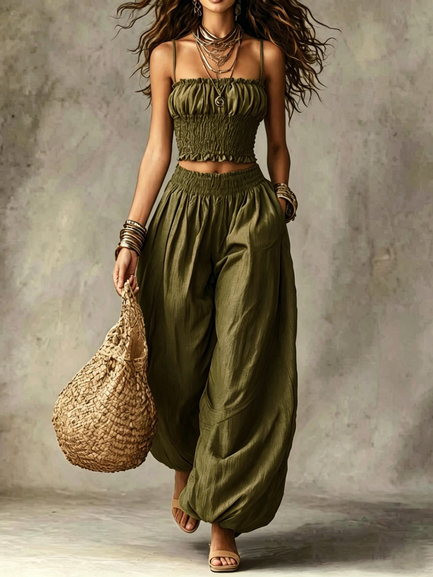 Marisol | Smocked Two-Piece Set