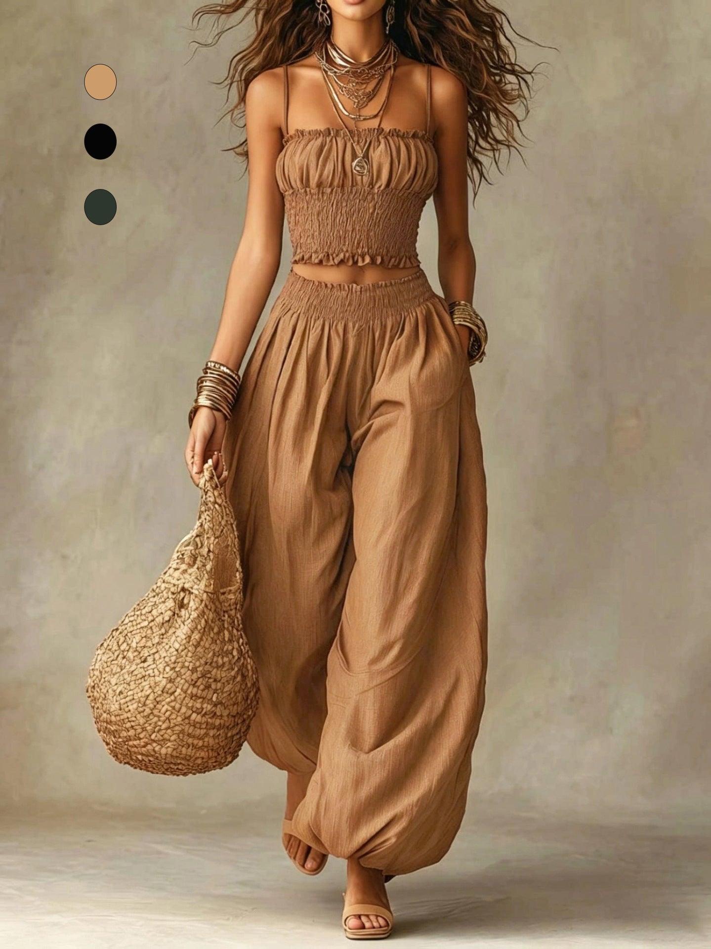 Marisol | Smocked Two-Piece Set