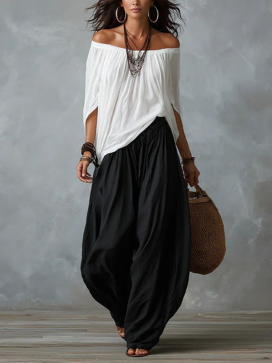 Camila | Effortless Off-Shoulder Two-Piece Set