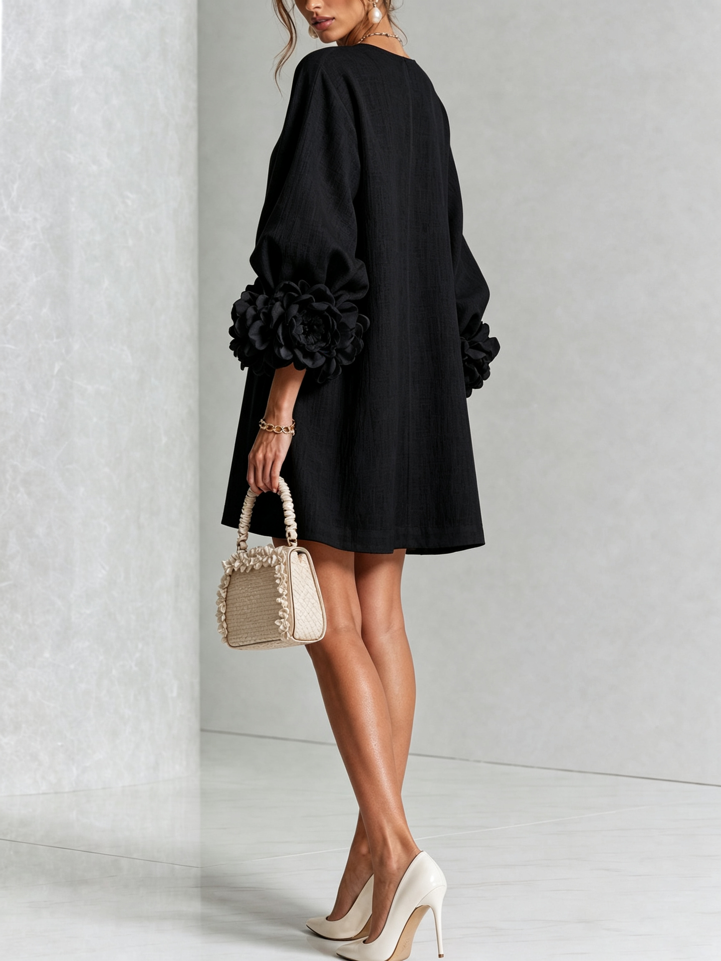 Florence | Floral Button-Down Mini Dress