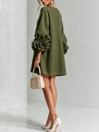 Florence | Floral Button-Down Mini Dress