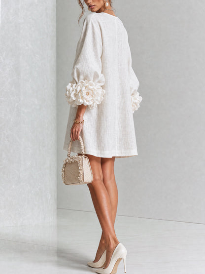 Florence | Floral Button-Down Mini Dress