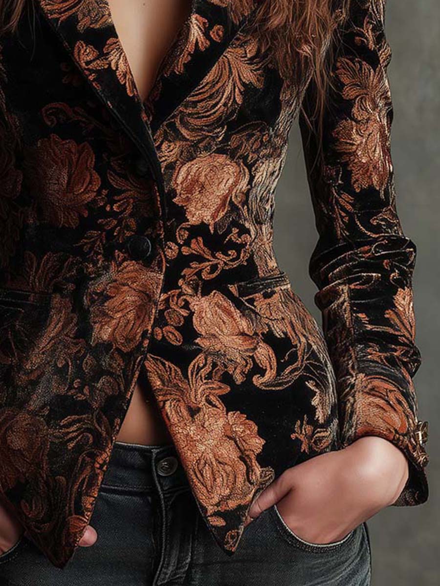 Rhiannon | Floral Tailored Blazer