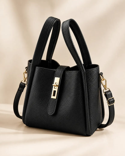 Isla | Pebbled Mini Tote Handbag