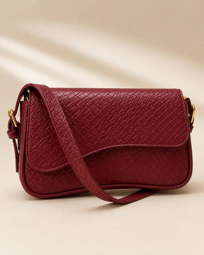 Elara | Curved Flap Shoulder Bag