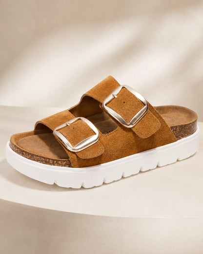 Marina | Double-Buckle Comfort Slides